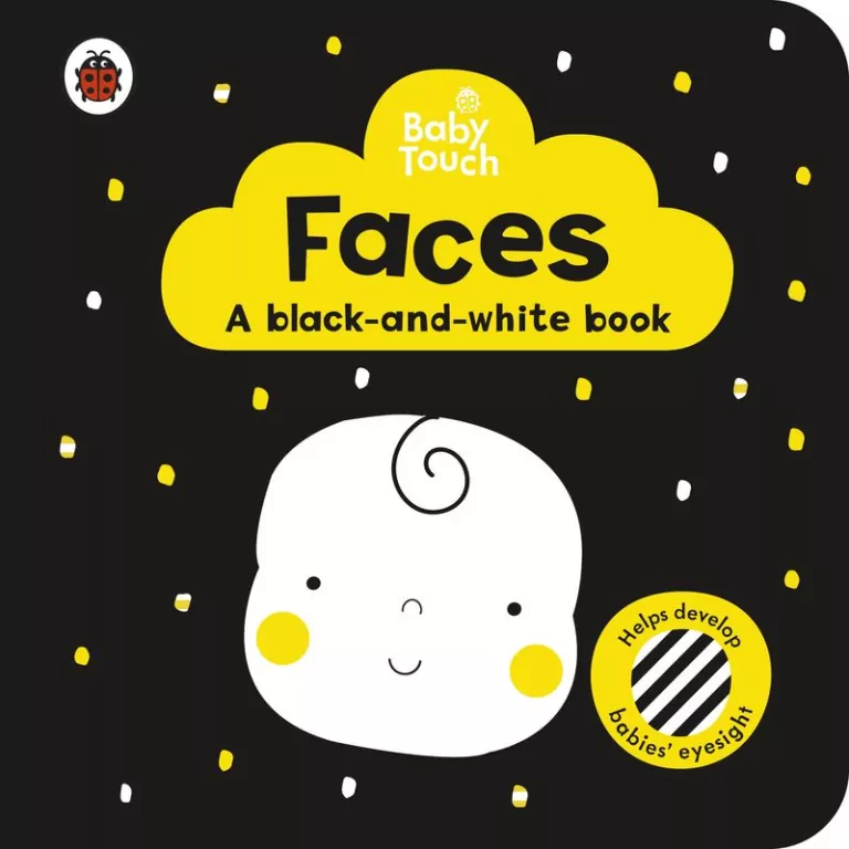 Baby Touch: Faces: a black-and white-book - tantis.pl