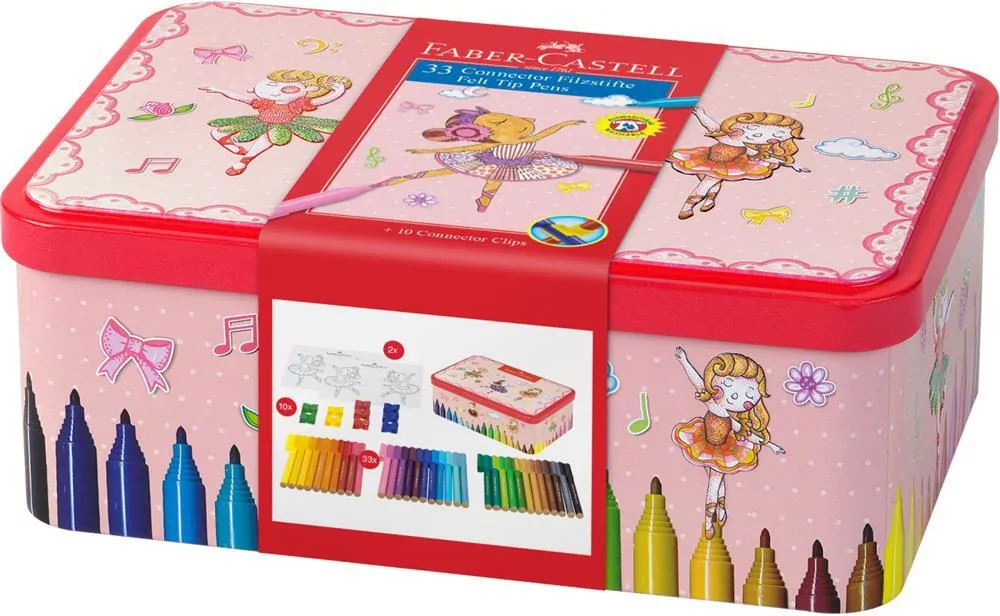 Flamastry Connector. 33 kolory. FABER CASTELL - tantis.pl