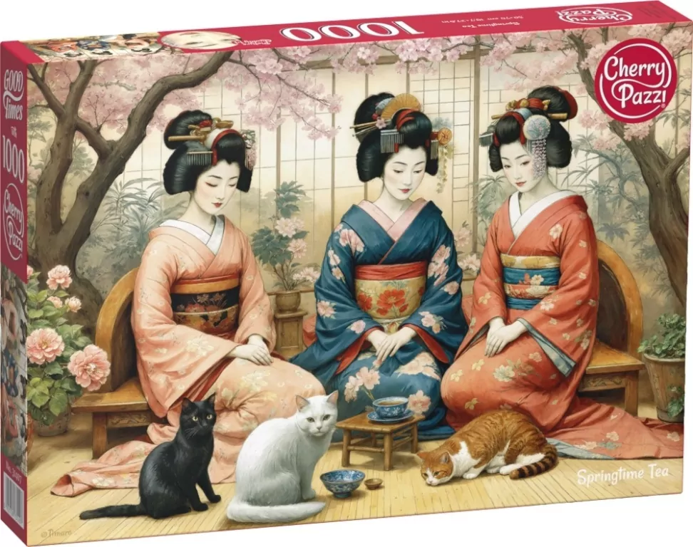 Puzzle 1000 CherryPazzi Springtime Tea 31407 - tantis.pl