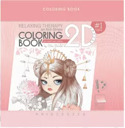 Kolorowanka antystresowa. Princesses brokat