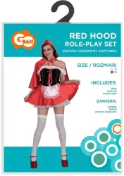 Strój dla dorosłych Czerwony Kapturek rozm. M