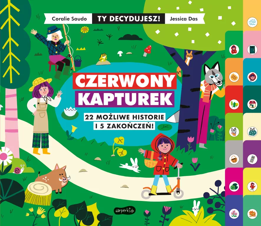 Czerwony Kapturek. Ty decydujesz. 22 możliwe historie i 5 zakończeń - tantis.pl