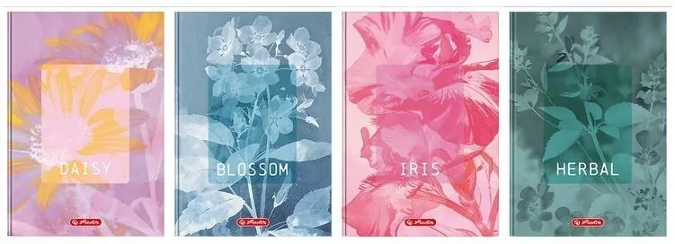 Brulion A5/96K kratka Blossom  HERLITZ - tantis.pl