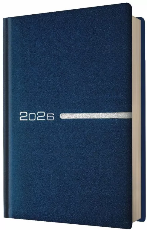 Kalendarz 2026 A5 dzienny kieszonka niebieski - tantis.pl