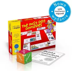 The Busy day dominoes. Gra językowa Angielski