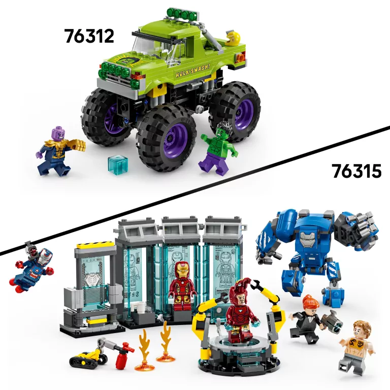 LEGO® Marvel. Laboratorium Iron Mana: Zbrojownia 76315 - tantis.pl