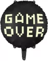 Balon foliowy Game over czarny 45cm - tantis.pl