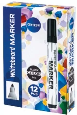 Marker tablicowy czarny 80531 (12szt) - tantis.pl