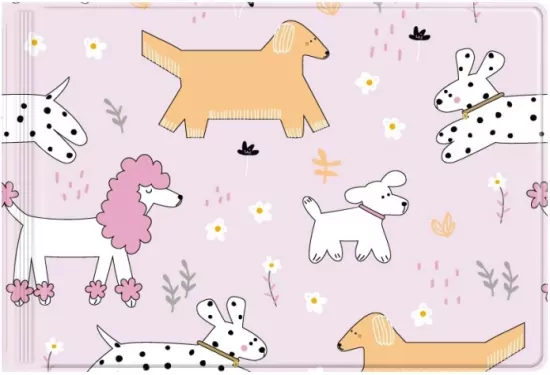 Okładka na dokumenty ucznia małe puppies