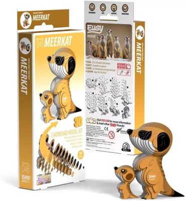 Surykatka Eugy. Eko Układanka 3D