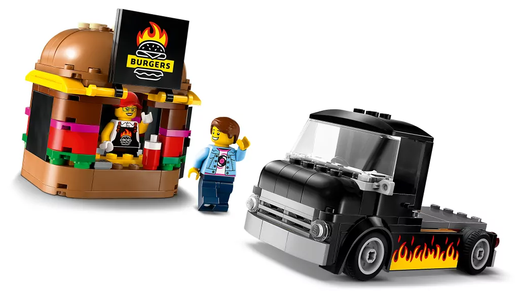 LEGO® City. Ciężarówka z burgerami 60404 - tantis.pl