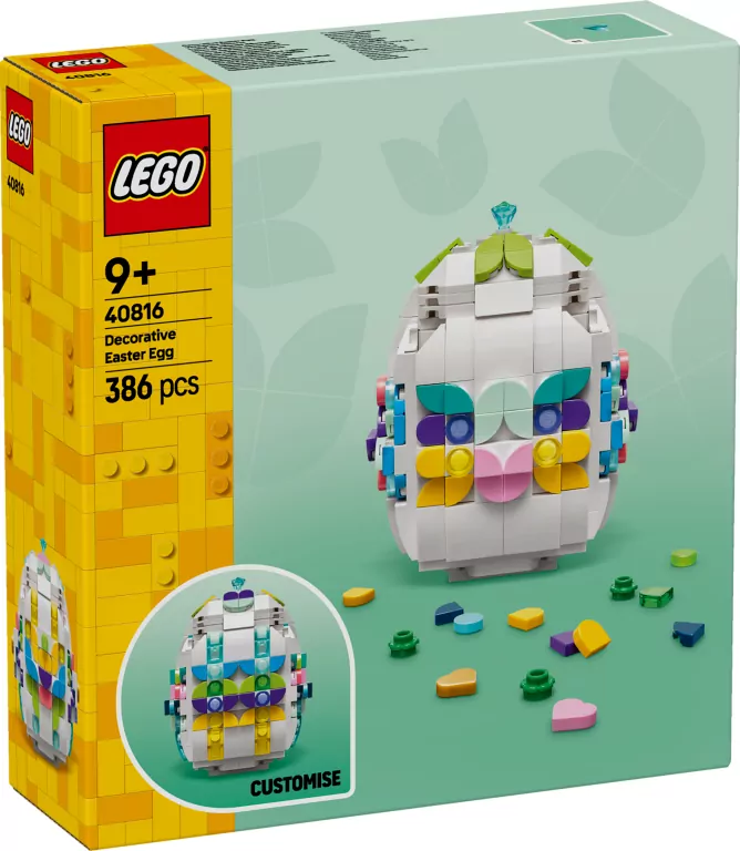 LEGO® Icons. Dekoracyjna pisanka 40816 - tantis.pl