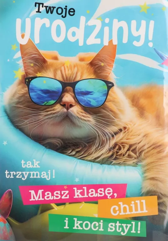 Karnet B6 Urodziny - tantis.pl