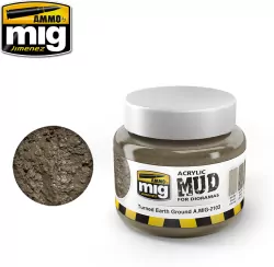 Ammo: Acrylic Mud for Dioramas - Turned Earth Ground (250 ml)