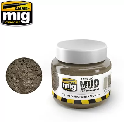 Ammo: Acrylic Mud for Dioramas - Turned Earth Ground (250 ml)