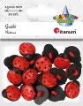 Guziki plastikowe biedronki 13x15mm 20szt - tantis.pl