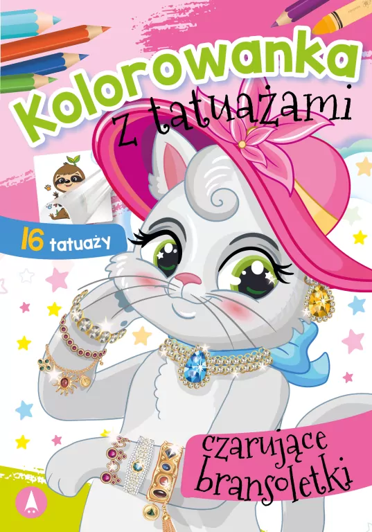 Czarujące bransoletki. Kolorowanka z tatuażami - tantis.pl