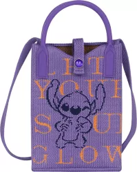 Torebka na ramię Disney Fashion Purple Stitch pastel