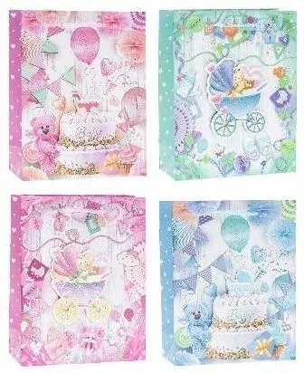 Torebka Pop-Up 3D Narodziny 18x23x8cm mix ROZETTE. 1 sztuka - tantis.pl