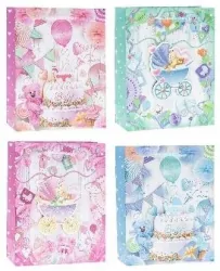 Torebka Pop-Up 3D Narodziny 18x23x8cm mix ROZETTE. 1 sztuka