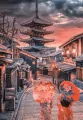 Puzzle 500 Compact Evening in Kyoto 35599 - tantis.pl