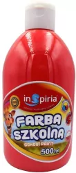 Farba szkolna 500ml, czerwona