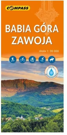 Mapa - Babia Góra Zawoja 1:30 000 - tantis.pl