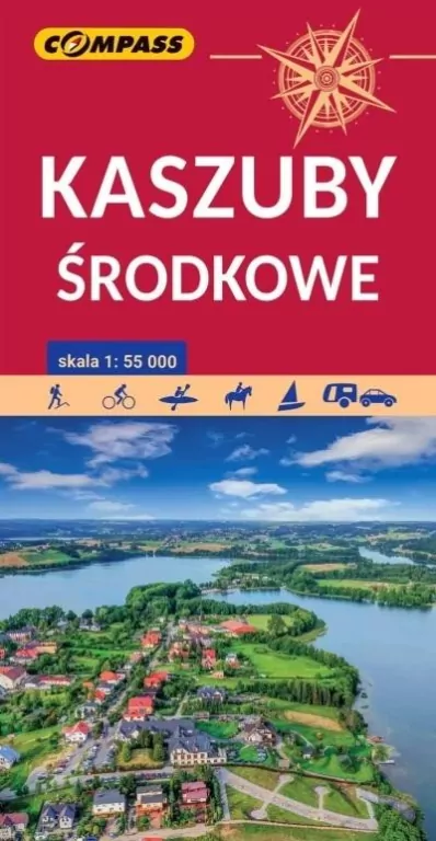 Mapa turystyczna - Kaszuby Środkowe 1:55 000 - tantis.pl