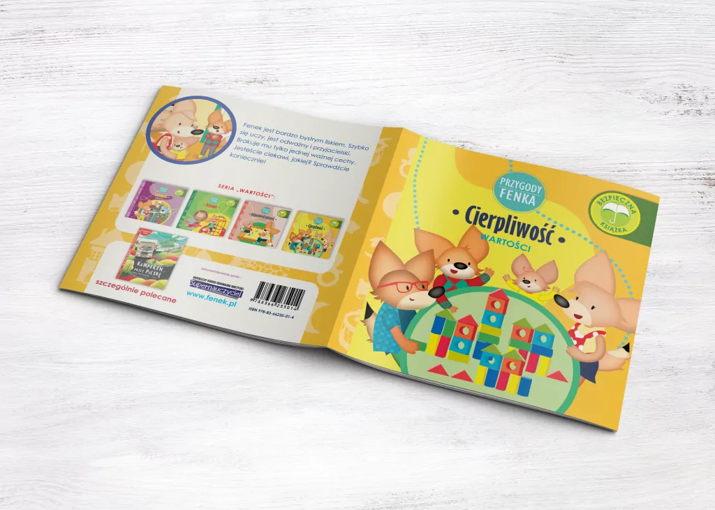 Cierpliwość. Wartości. Przygody Fenka - tantis.pl