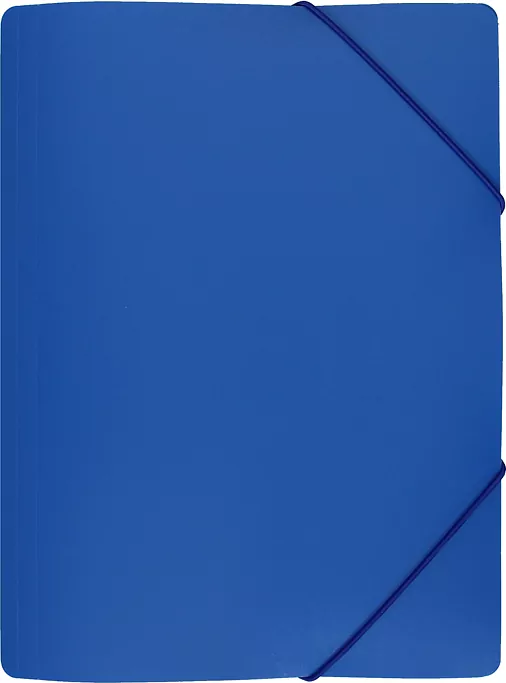 Teczka z gumką szeroka niebieska - tantis.pl
