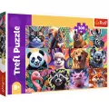 Puzzle 300 Zabawna wieś TREFL - tantis.pl