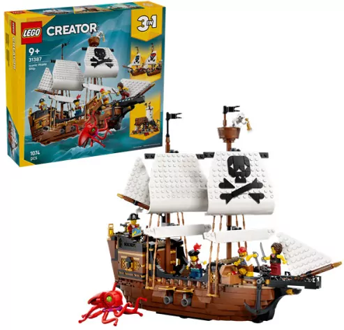 LEGO® Legendarny statek piracki 31387 - tantis.pl