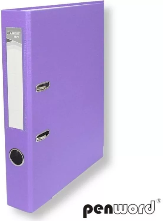 Segregator A4 z okuciem 5cm fioletowy - tantis.pl