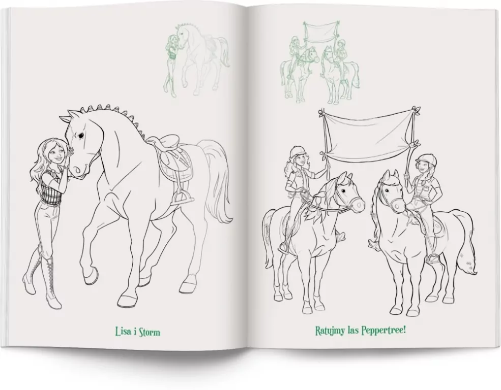 Naklejam i koloruję. Schleich Horse Club - tantis.pl