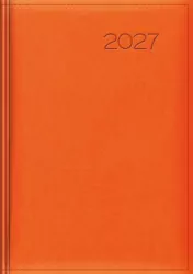 Kalendarz 2027 tygodniowy pomarańczowy