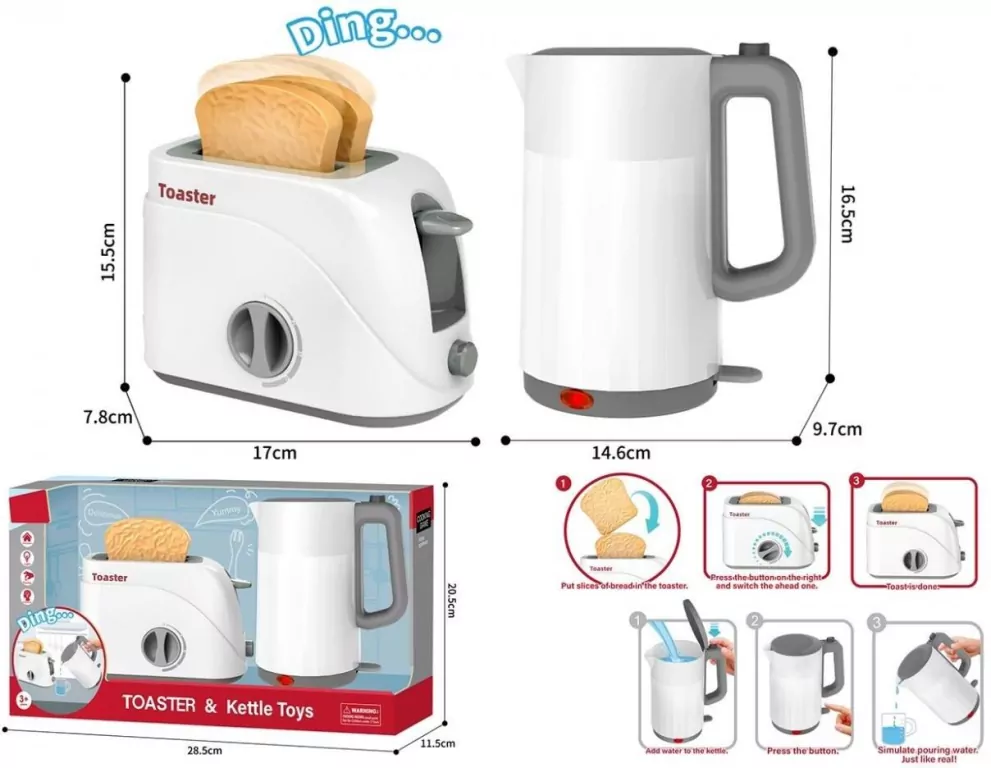 AGD Czajnik + toster - tantis.pl