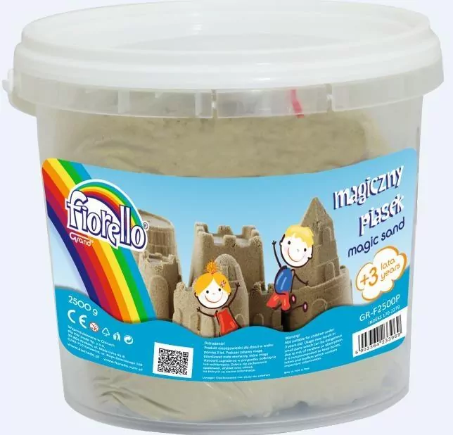 Piasek magiczny 2,5kg wiaderko FIORELLO - tantis.pl