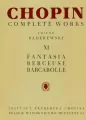 Chopin Complete Works XI. Fantasia Berceuse Barcarolle - tantis.pl