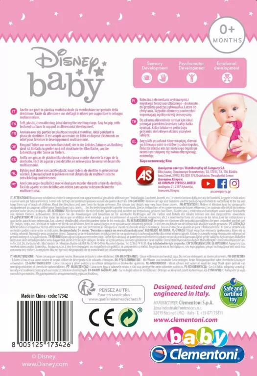 Clementoni. Gryzak dla dzieci. Mała Minnie - tantis.pl