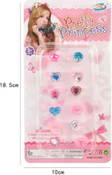 Zestaw pierścionków 10 sztuk