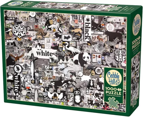 Puzzle 1000. Czarno-białe zwierzęta