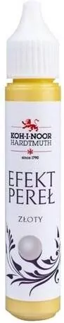 Pisak z efektem perłowym złoty, 30ml - tantis.pl