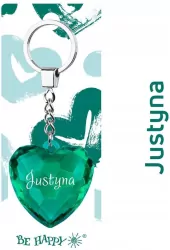 Brelok Serce Justyna