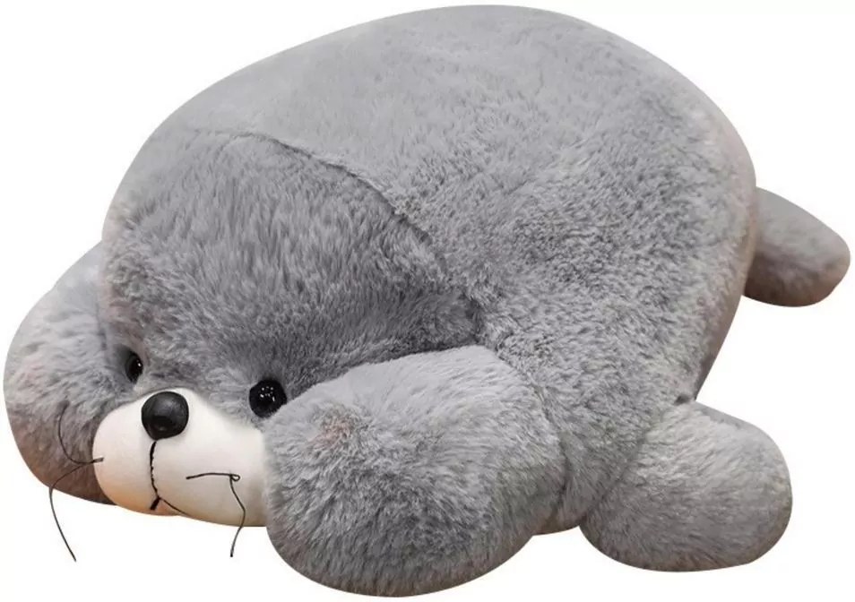 Maskotka przytulanka foka szara 29cm - tantis.pl