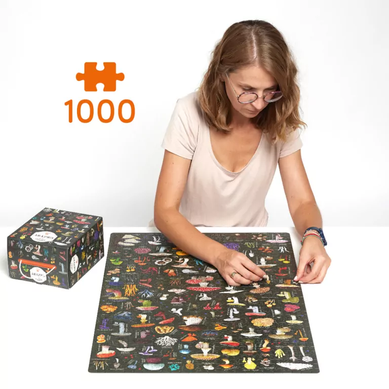 CzuCzu. Puzzlove. Grzyby 1000 el. - tantis.pl