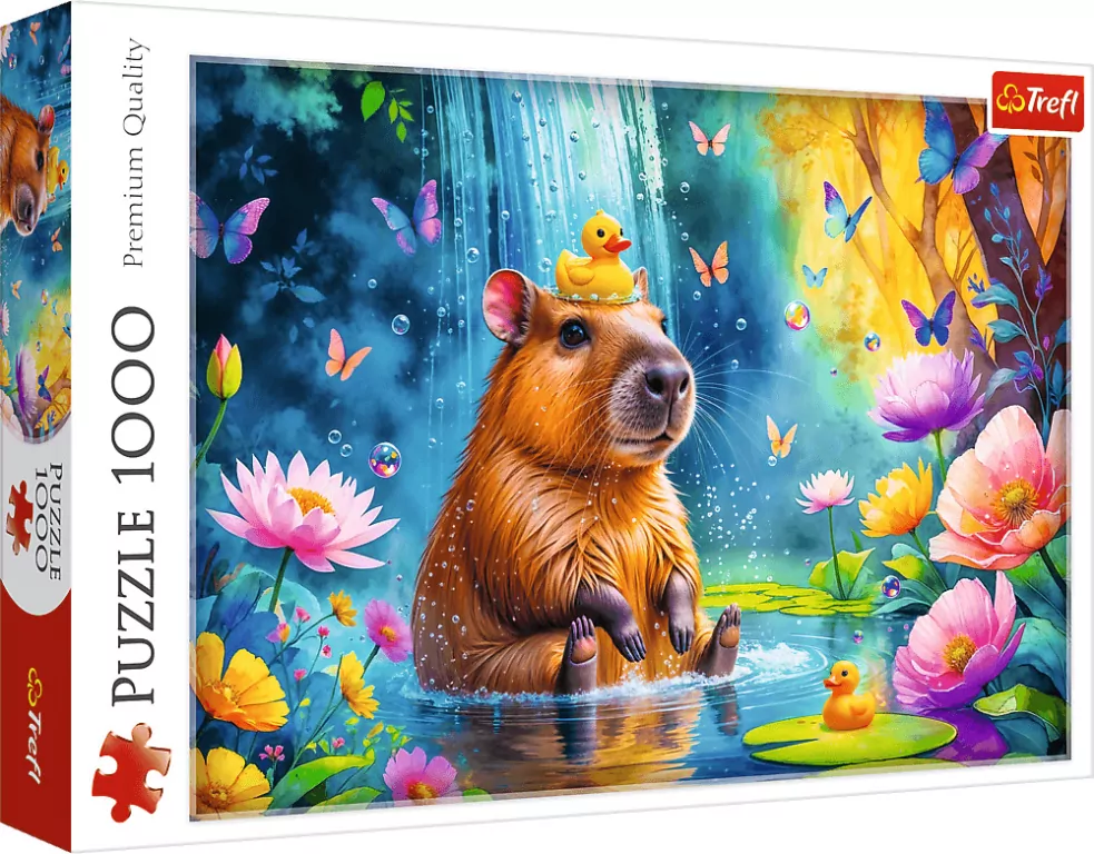 Puzzle 1000 Kapibara TREFL - tantis.pl