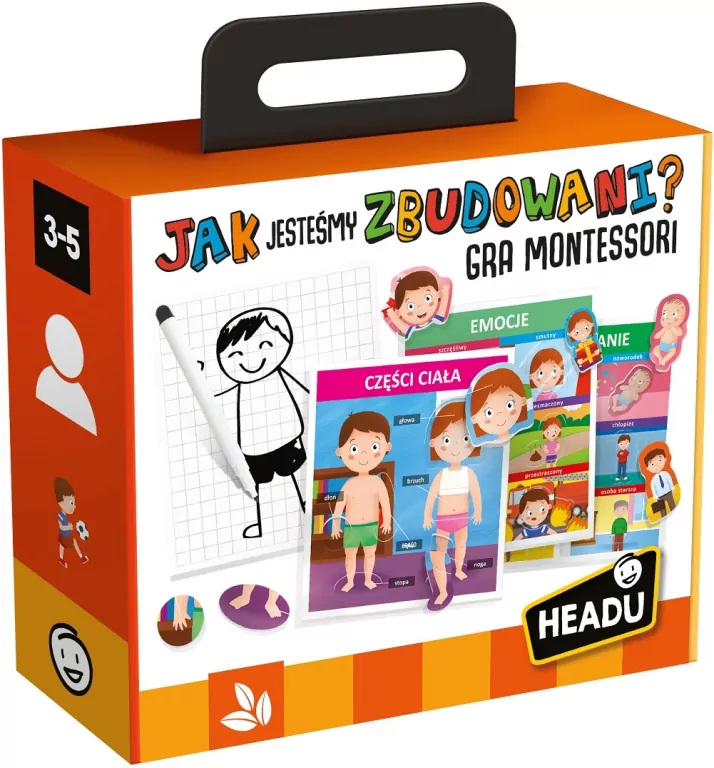 Jak jesteśmy zbudowani?  Gra Montessorii. 3-5 lat - tantis.pl