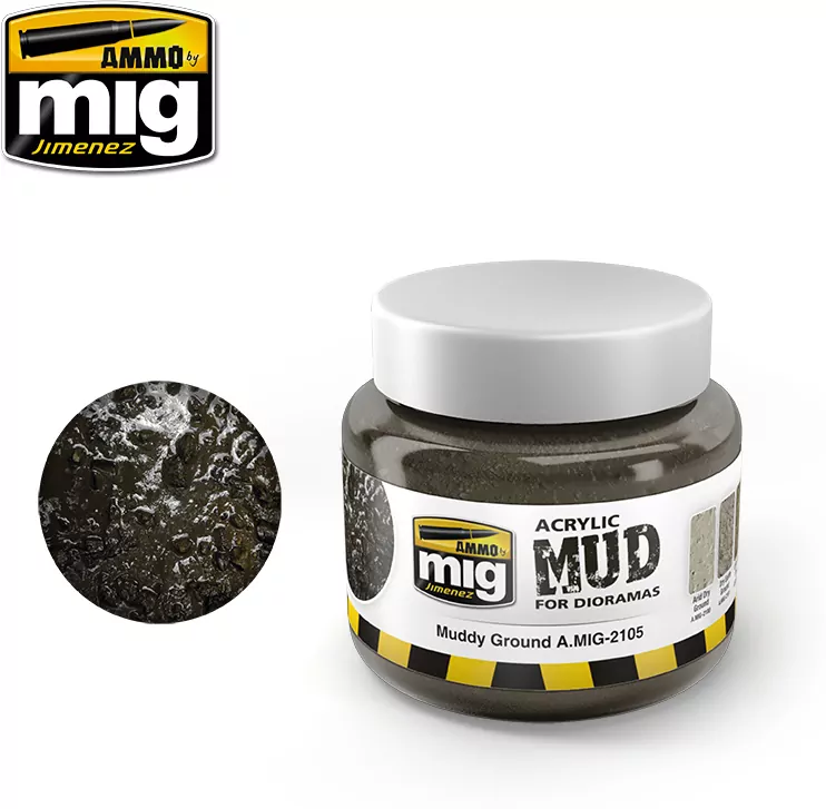 Ammo: Acrylic Mud for Dioramas - Muddy Ground (250 ml) - tantis.pl