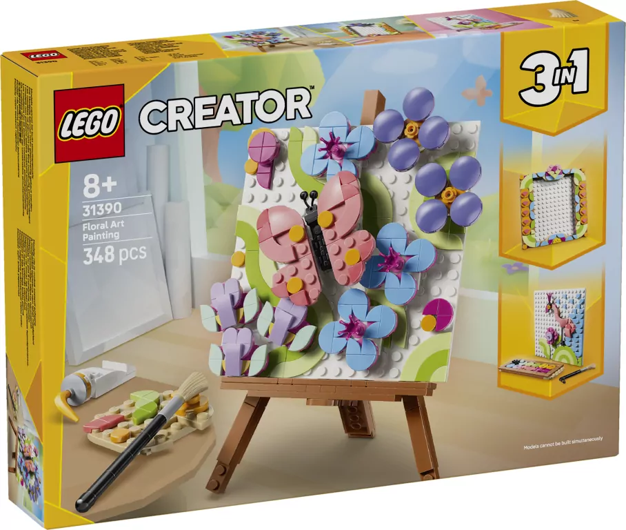 LEGO® Dekoracyjny obraz z kwiatami 31390 - tantis.pl