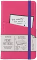 Bookaroo Notatnik Journal Pocket A6. Różowy - tantis.pl